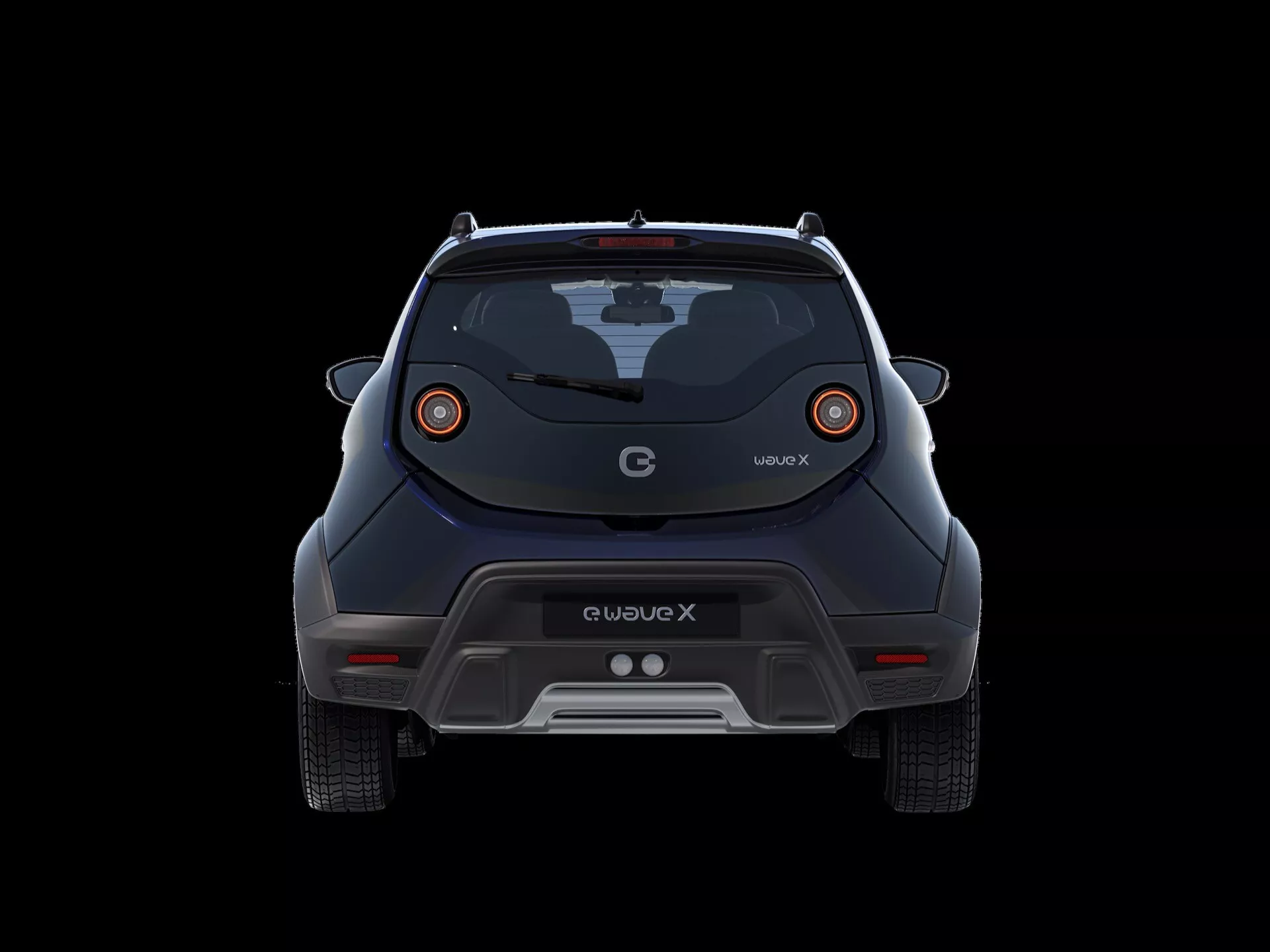 Ego-Mobile Ewave-X 2022 (1. generace) - Elegantní a moderní elektromobil s pokročilými funkcemi, jako jsou schopnosti autonomního řízení, špičkový infotainment systém, ekologické materiály a stylový aerodynamický design.