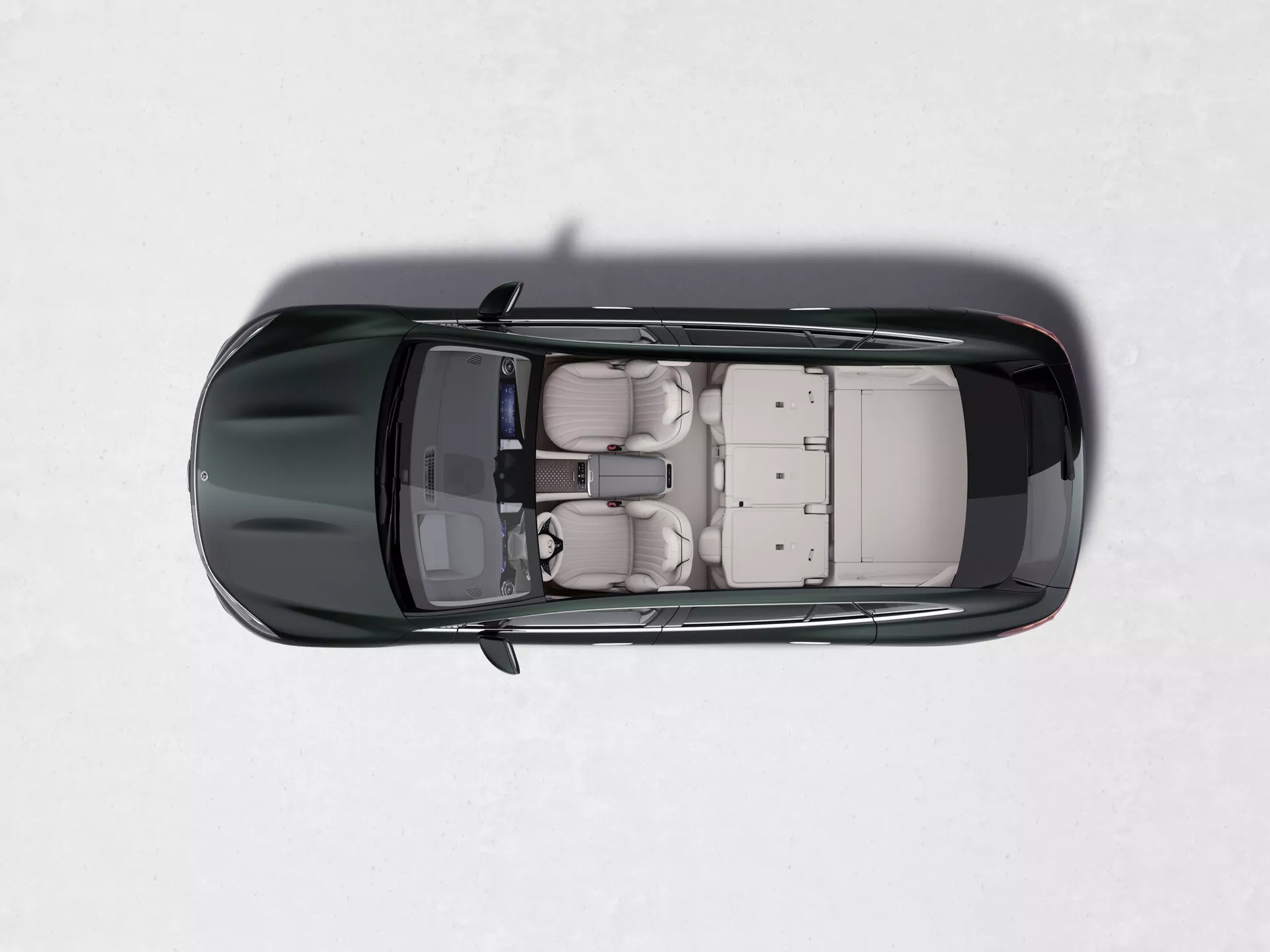 Mercedes EQS SUV 2022 (296), sofistikované elektrické luxusní SUV s elegantním aerodynamickým designem, pokročilými LED světlomety, prostorným a high-tech interiérem a působivými výkonnostními schopnostmi.